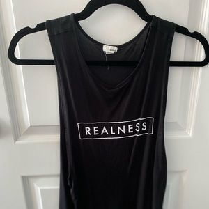 Garage Tank top with cute long slits on side